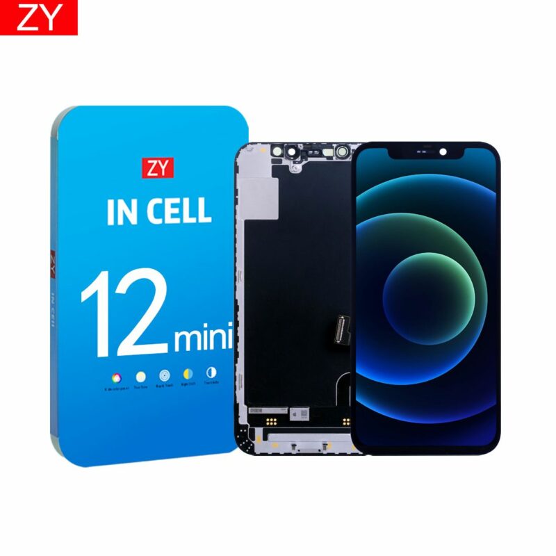 Pantalla Compatible iPhone 12 Mini Completa LCD + Táctil marca ZY serie INCELL-FHD